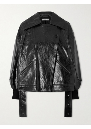 Co - Engineered Double-breasted Leather Jacket - Black - x small,small,medium,large,x large