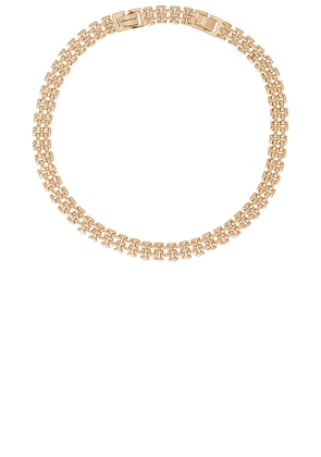 Jenny Bird Francis Choker in Metallic Gold.