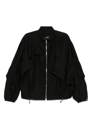 SONGZIO asymmetric multi Tuck jumper - Black