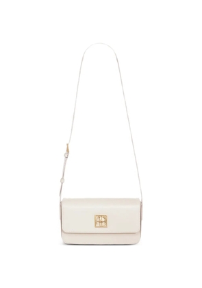 ANINE BING Elly logo-plaque crossbody bag - Neutrals