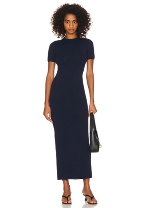 GRLFRND Florrie Knit Maxi Dress in Navy. Size L. Also in XS.
