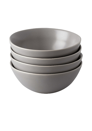 Fable The Breakfast Bowls Set of 4 in Grey.