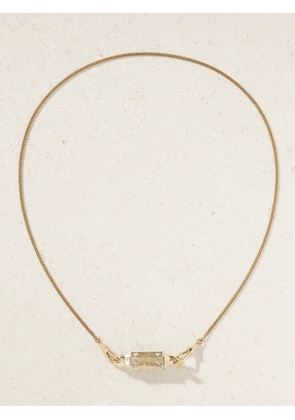 Marie Lichtenberg - Star Baby Locket 18-karat Yellow And White Gold Necklace - One size