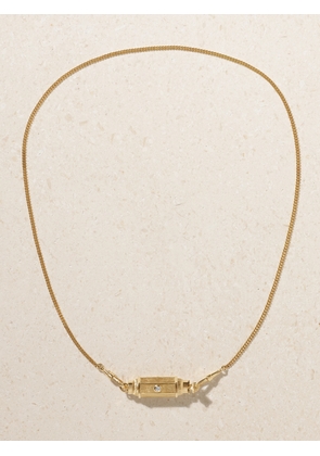 Marie Lichtenberg - Baby Locket 18-karat Gold Diamond Necklace - One size