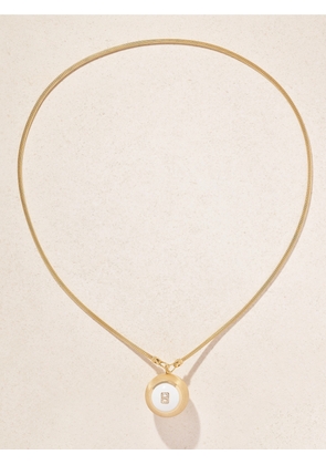 Marie Lichtenberg - Magic Ball Indian 18-karat Gold, Enamel And Diamond Necklace - One size