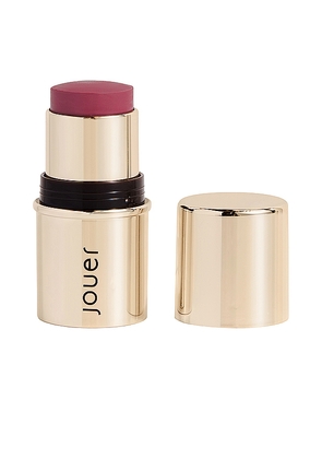 Jouer Cosmetics Blush & Bloom Cheek + Lip Stick in Pink.