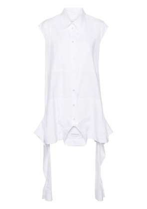 Viktor & Rolf Upside Down midi shirt dress - White