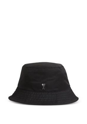 AMI Paris logo bucket hat - Black