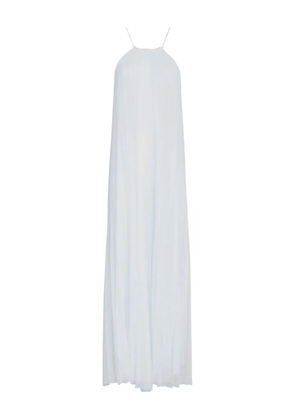 Osklen pleated halterneck dress - White