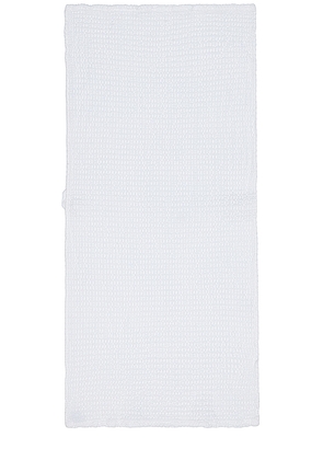 HAWKINS NEW YORK Simple Waffle Hand Towel in White.