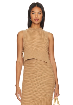 House of Harlow 1960 x REVOLVE Lilja Top in Tan. Size L. Also in M.