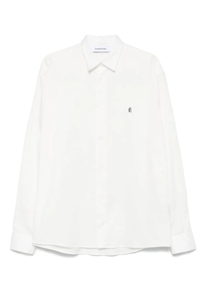 Études Studio oxford-weave shirt - White