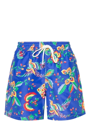 Polo Ralph Lauren Traveler floral-print swim shorts - Blue