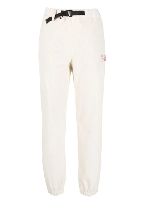 Moncler Grenoble logo-patch belted track pants - White