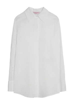 Valentino Garavani broderie anglaise shirt - White