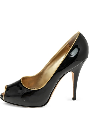 Giuseppe Zanotti Vintage 120mm peep-toe heeled pumps - Black