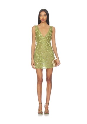 Cult Gaia Sapphira Dress in Green. Size L. Also in XS.