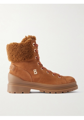 BOGNER - St. Moritz 23 Embellished Shearling-lined Suede Ankle Boots - Brown - IT35,IT36,IT37,IT38,IT39,IT40,IT41,IT42