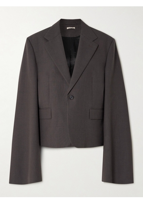 JW Anderson - Wool-twill Blazer - Brown - UK 4,UK 6,UK 8,UK 10,UK 12