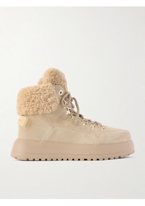 BOGNER - Antwerp Shearling-lined Suede Ankle Boots - Neutrals - IT35,IT36,IT37,IT38,IT39,IT40,IT41,IT42