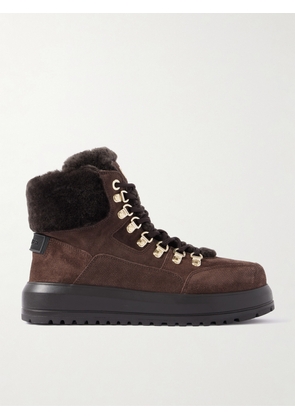 BOGNER - Antwerp Shearling-lined Suede Ankle Boots - Brown - IT35,IT36,IT37,IT38,IT39,IT40,IT41,IT42