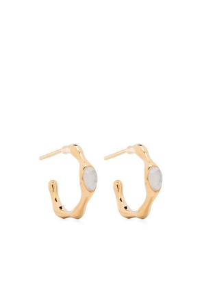 Missoma Magma 18kt recycled gold vermeil hoop earrings