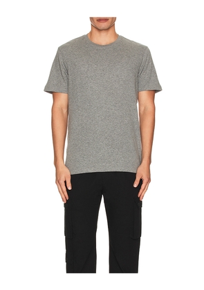 FRAME Duo Fold Tee in Grey. Size L. Also in M, S, XL/1X.