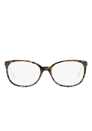Jimmy Choo Eyewear butterfly-frame glasses - Brown