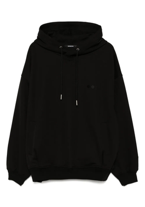 SONGZIO poetry-embroidered hoodie - Black