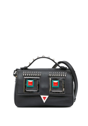 Fendi Pre-Owned 2010-2024 Micro Hypnoteyes Double Baguette satchel - Black