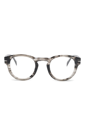 Eyewear by David Beckham round-frame glasses - Grey