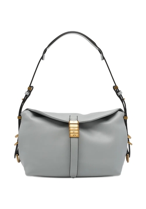 PINKO New Saddle leather shoulder bag - Grey