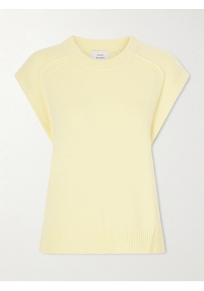 Loulou de Saison - Mari Oversized Wool And Cashmere-blend Vest - Yellow - x small,small,medium,large,x large