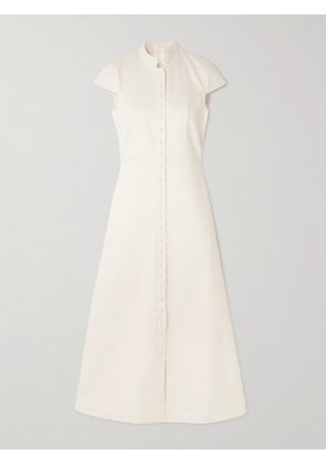 DESTREE - Amaoko Denim Midi Dress - Ecru - x small,small,medium,large