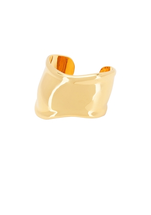 Jordan Road Marlowe Cuff Bracelet in Metallic Gold.