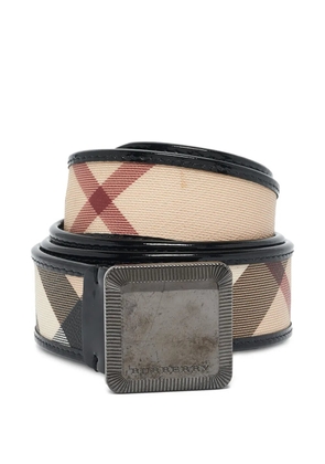 Burberry Pre-Owned nova-check belt - Beige