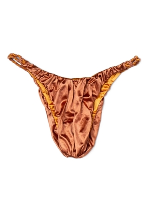 Isa Boulder Tinytwist bikini bottom - Brown