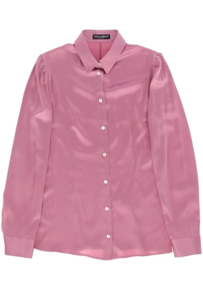 Dolce & Gabbana Pre-Owned 2000s long-sleeve blouse - Pink