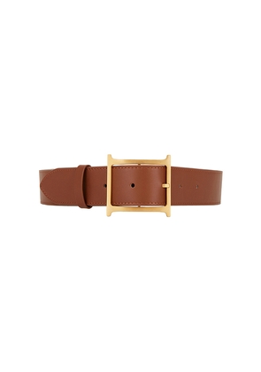 Helsa Logo Belt in Brown. Size S. Also in L, XL.