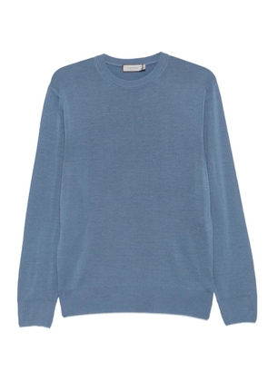 Canali crew-neck wool sweater - Blue