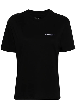 Carhartt WIP Script embroidery T-shirt - Black