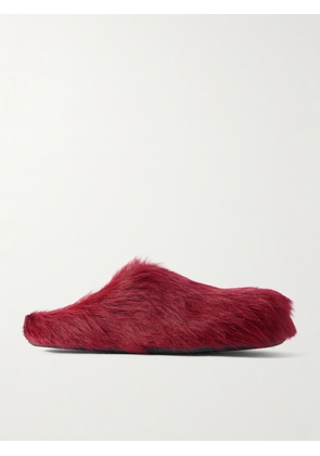 Marni - Fussbett Calf Hair Clogs - Pink - IT35,IT36,IT36.5,IT37,IT37.5,IT38,IT38.5,IT39,IT39.5,IT40,IT41
