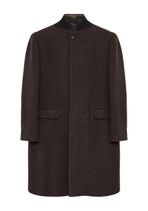 MM6 Maison Margiela drop-shoulder wool coat - Brown