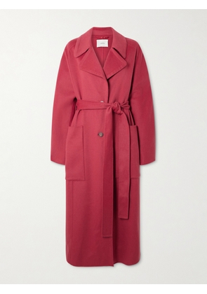 Joseph - Spencer Belted Wool And Cashmere-blend Trench Coat - Pink - FR 34,FR 36,FR 38,FR 40,FR 42