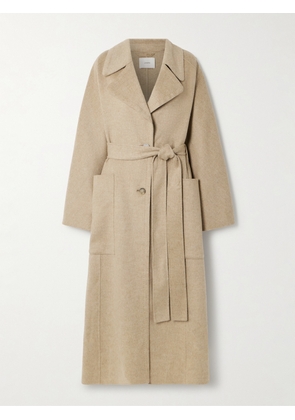 Joseph - Spencer Belted Wool And Cashmere-blend Trench Coat - Neutrals - FR 34,FR 36,FR 38,FR 40,FR 42,FR 44