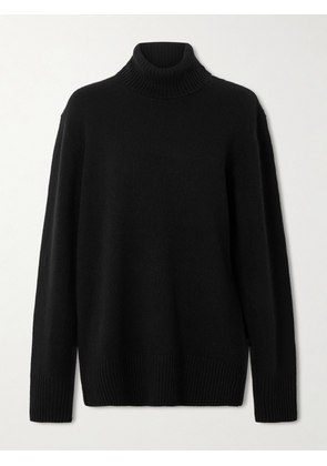 TOTEME - Cashmere Turtleneck Sweater - Black - x small,small,medium,large,x large