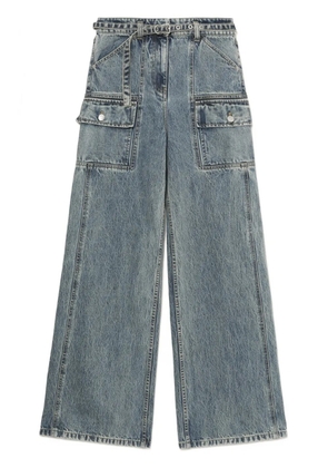 3.1 Phillip Lim belted wide-leg jeans - Blue