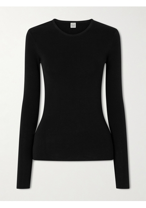 TOTEME - Garderob Organic Cotton-jersey Top - Black - x small,small,medium,large,x large