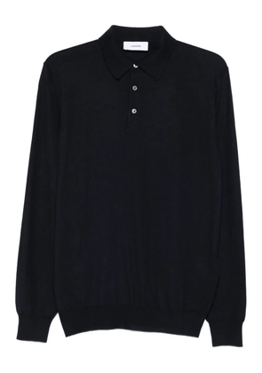 Lardini long-sleeves polo shirt - Blue