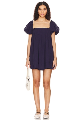 Free People Marina Mini Dress in Navy. Size M. Also in L.